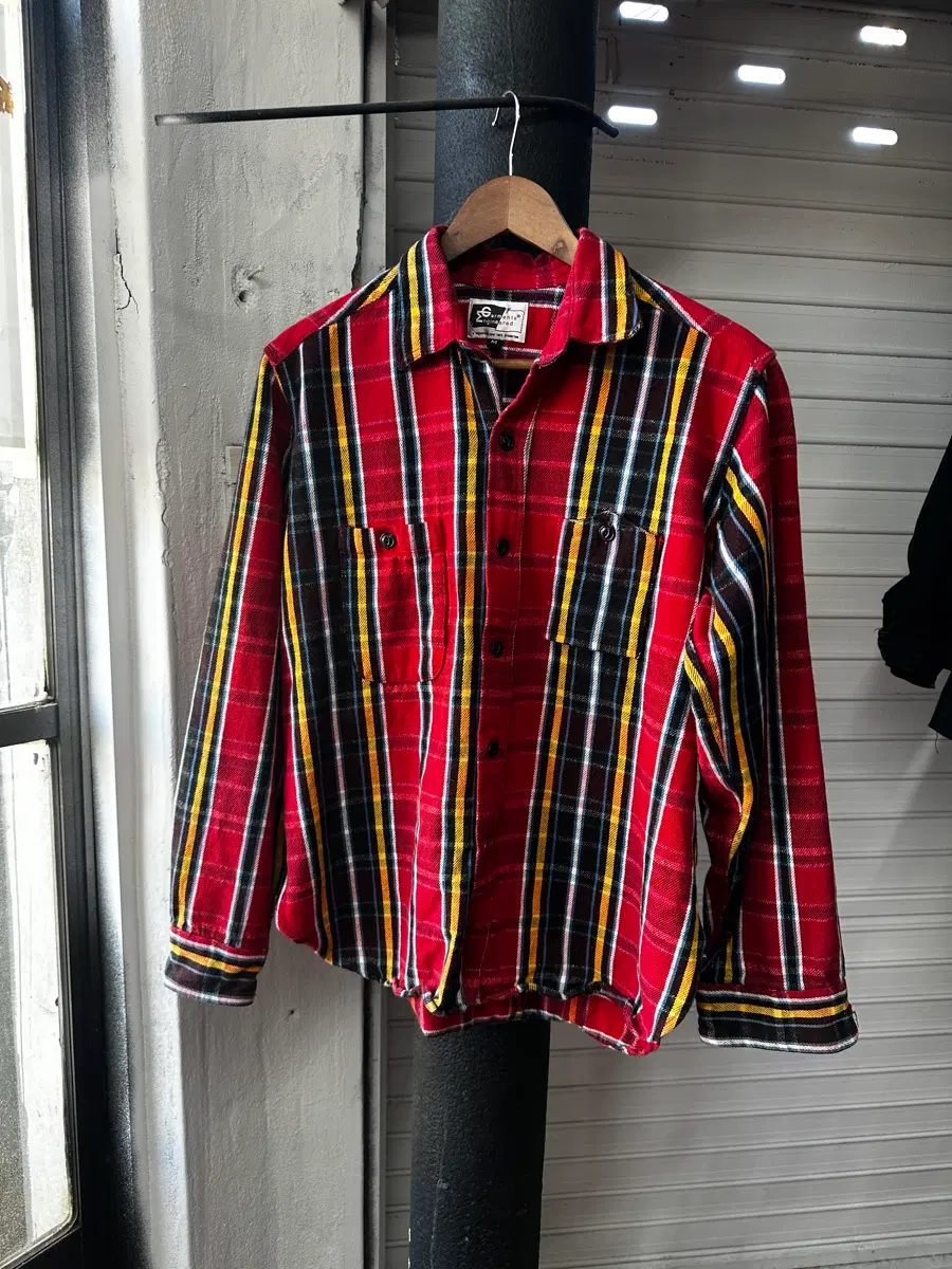 Engineered Garments old tag plaid work shirt