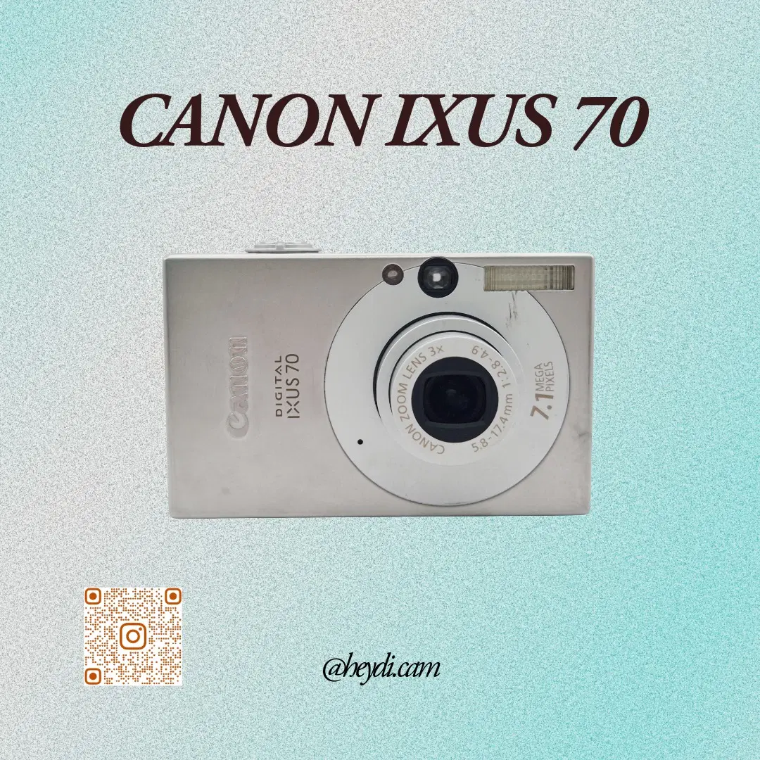 (강민경 아이브 리즈 은채) 캐논 ixus70실버 (SD1000, IXY10)