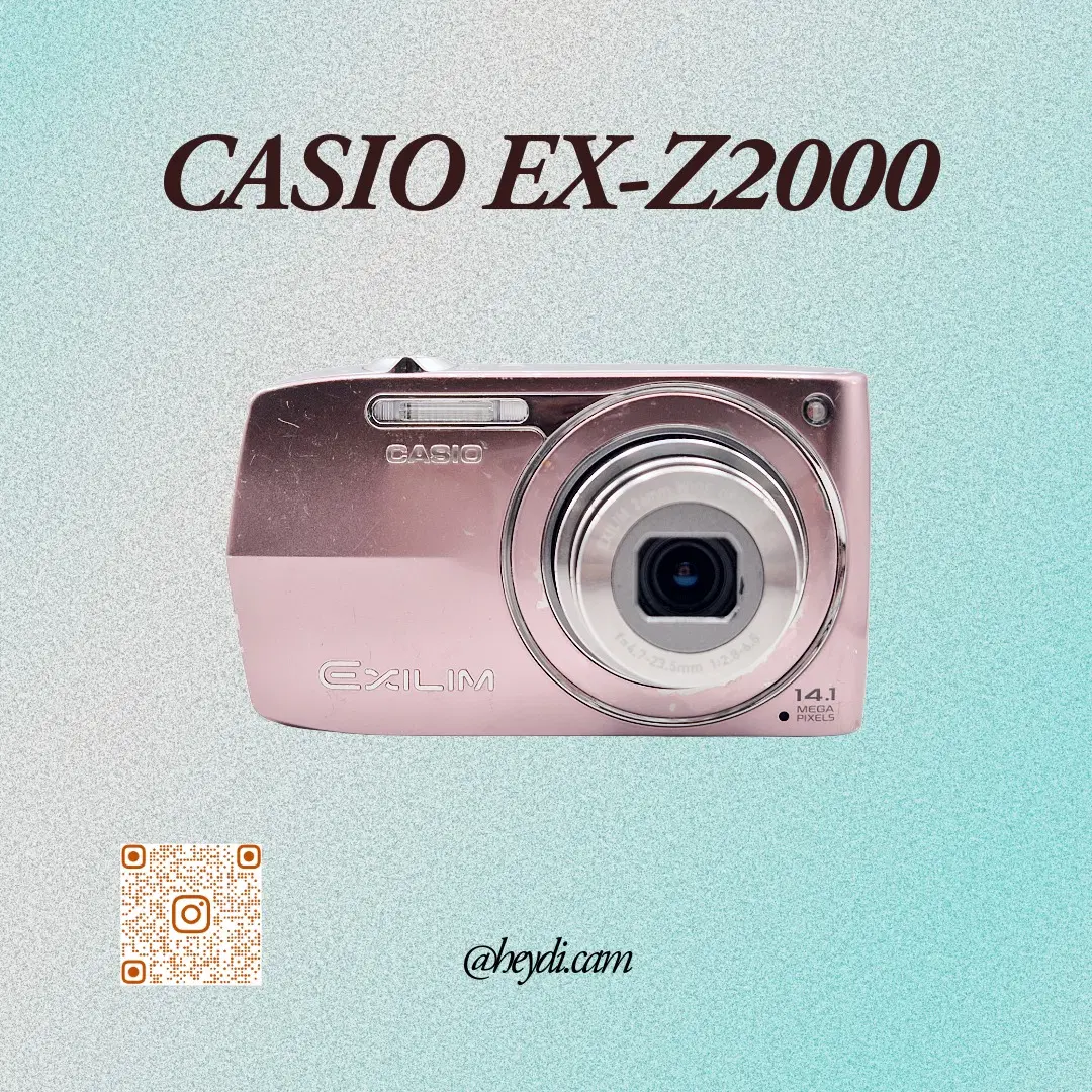 (로제, 모카, 아일릿) 카시오 엑슬림 z2000 핑크