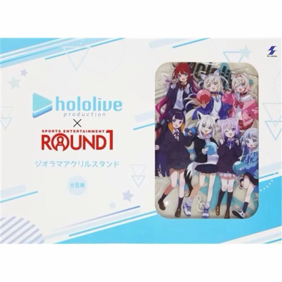 홀로라이브 라운드원 한정 7인 디오라마 아크릴 스탠드