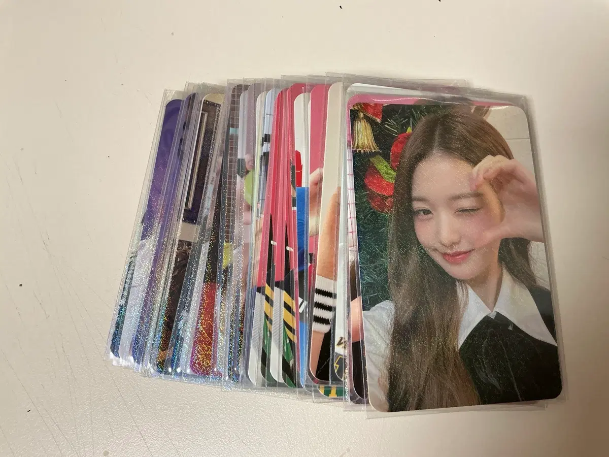 아이브 포카 33장 일괄 처분 대량 양도 벽돌 포카