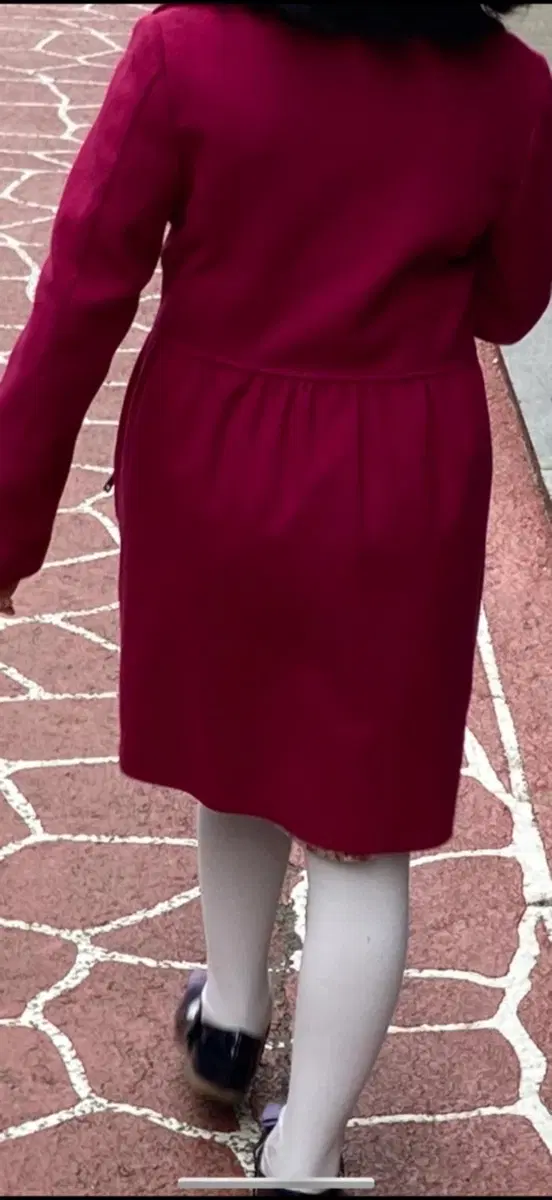 버버리 핑크 코트 8Y/128cm