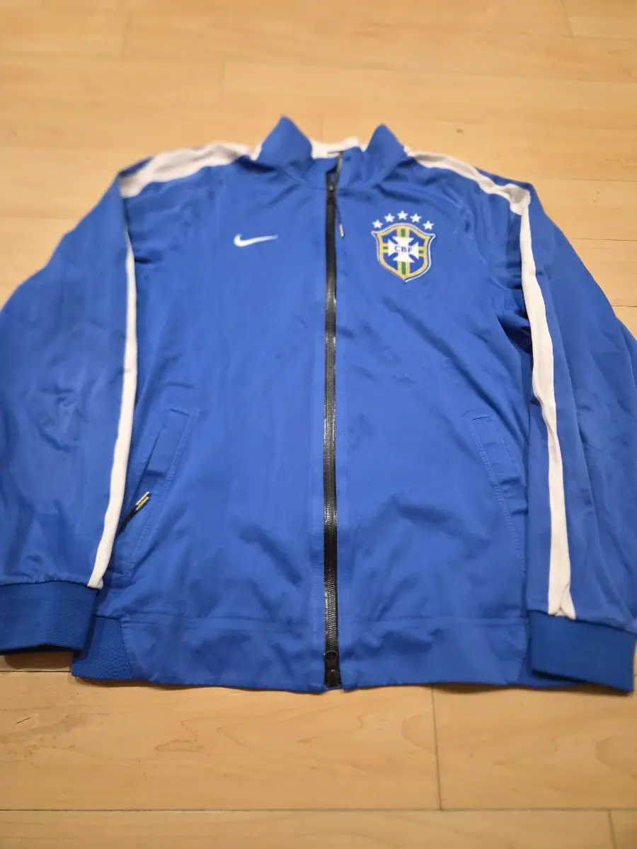 나이키 브라질 국대 CBF 앤섬 트랙 자켓 M
