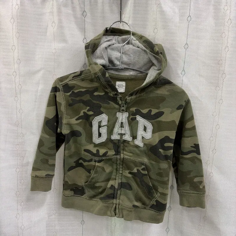 갭 GAP 키즈 밀리터리 후드집업 12-18M B00268