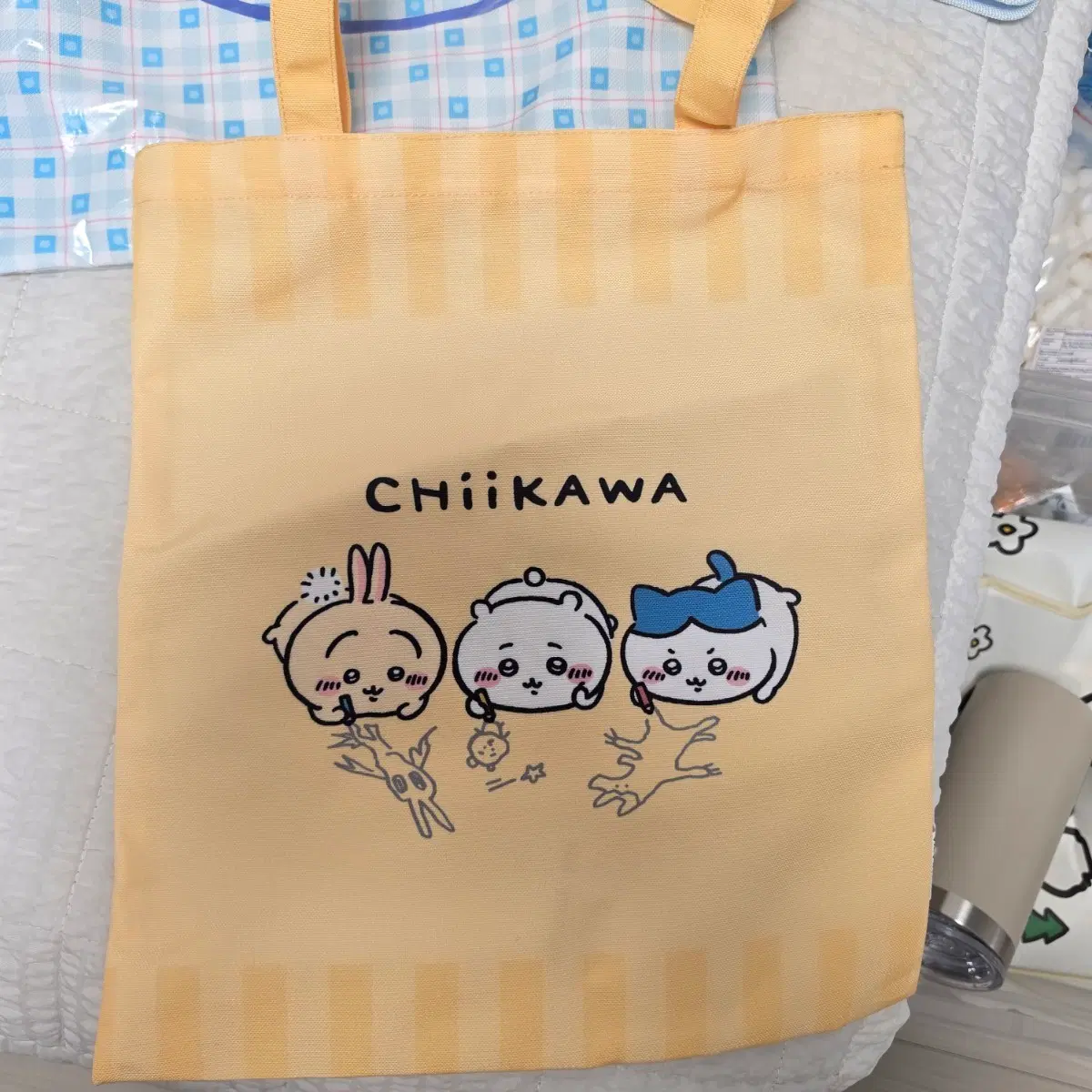 치이카와 구매 특전 에코백