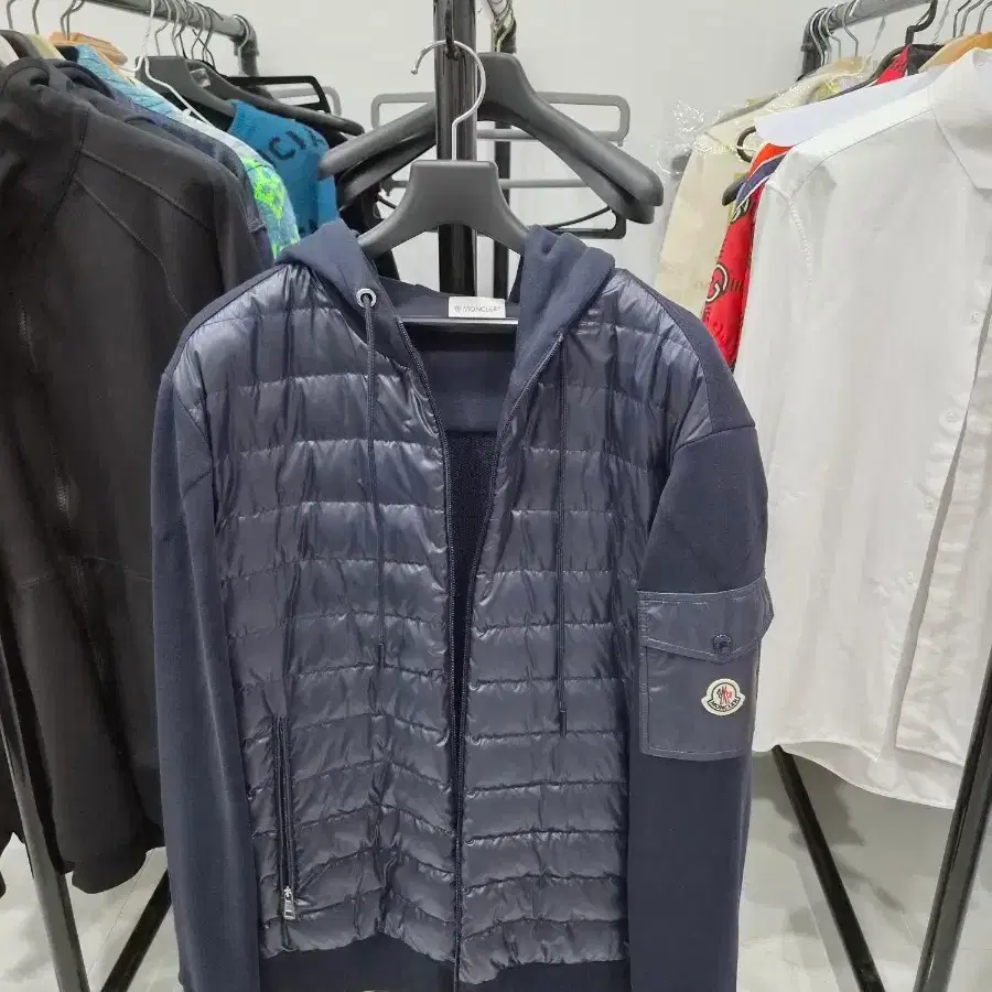 몽클레어 니트패딩 네이비 (xl)