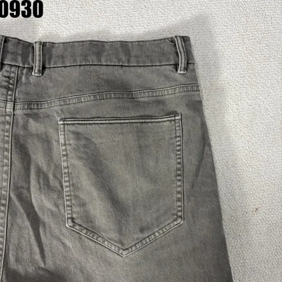 타임 한섬 브랜드 2021년형 데님 그레이 팬츠 34