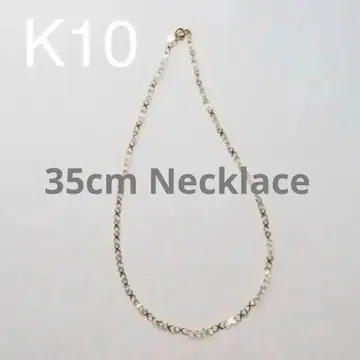 남은 1개! K10 목걸이 초커 10금 인피니티 골드 35cm