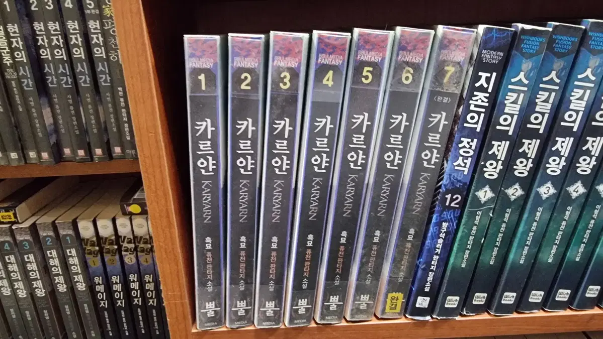 카르얀 1-7 완 흑묘 퓨전 판타지 소설