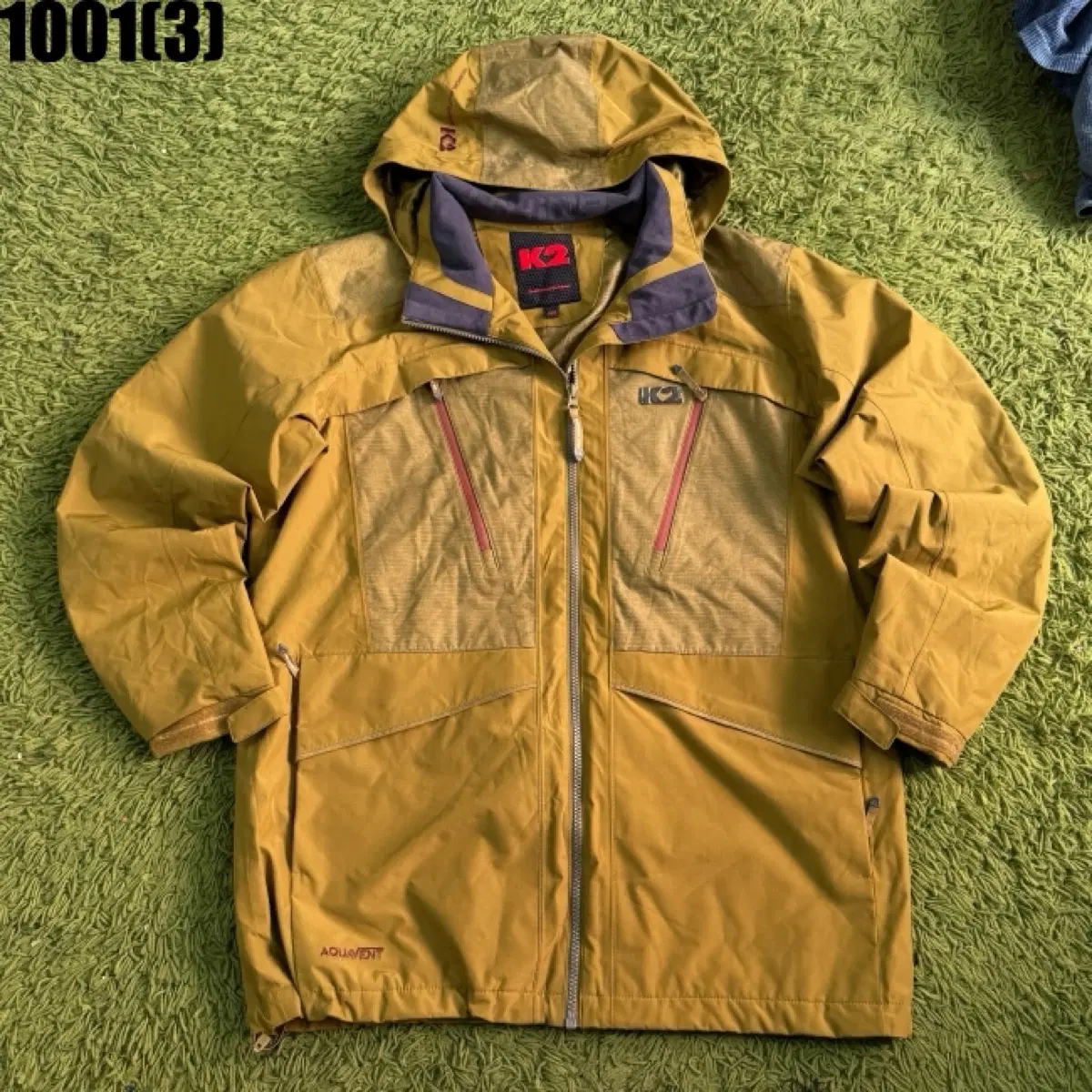 K2 스키복 자켓 황토색 105 10/1