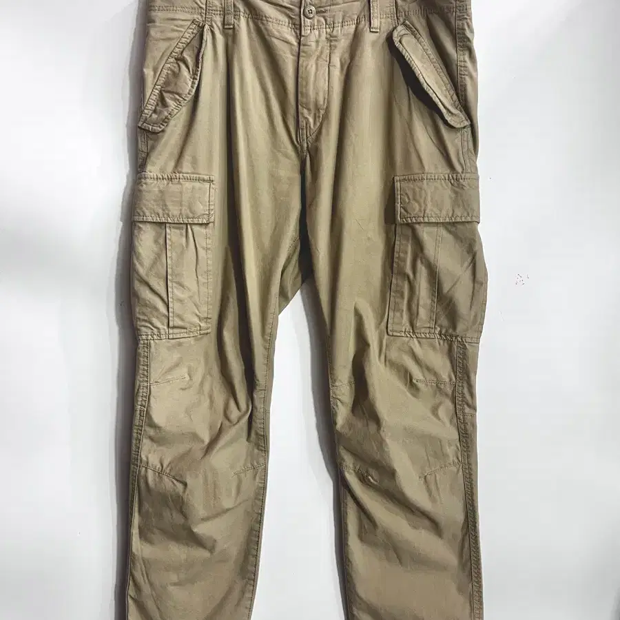 [33-34인치] H&M L.O.G.G. 멀티 포켓 카고 팬츠 베이지 2.3