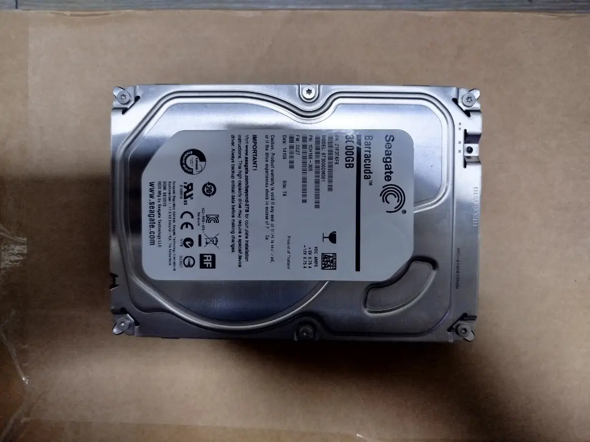 Seagate Barracuda 3TB HDD 전주시