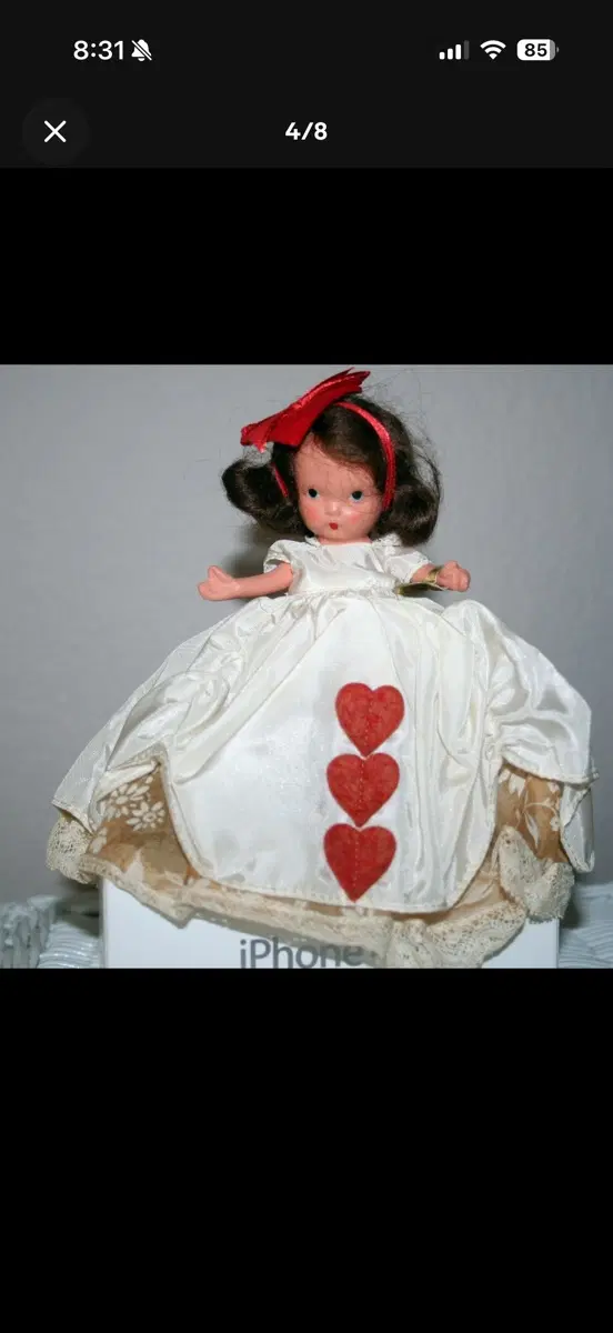 빈티지 앤틱 낸시인형 Queen of heart