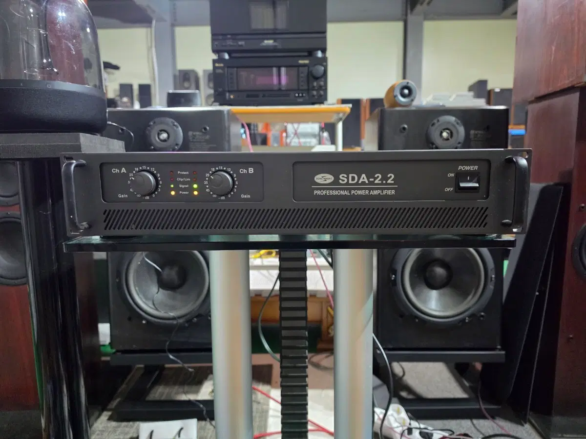 출력 345W 국산 동광전자 SDA-2.2 프로페셔널 파워앰프