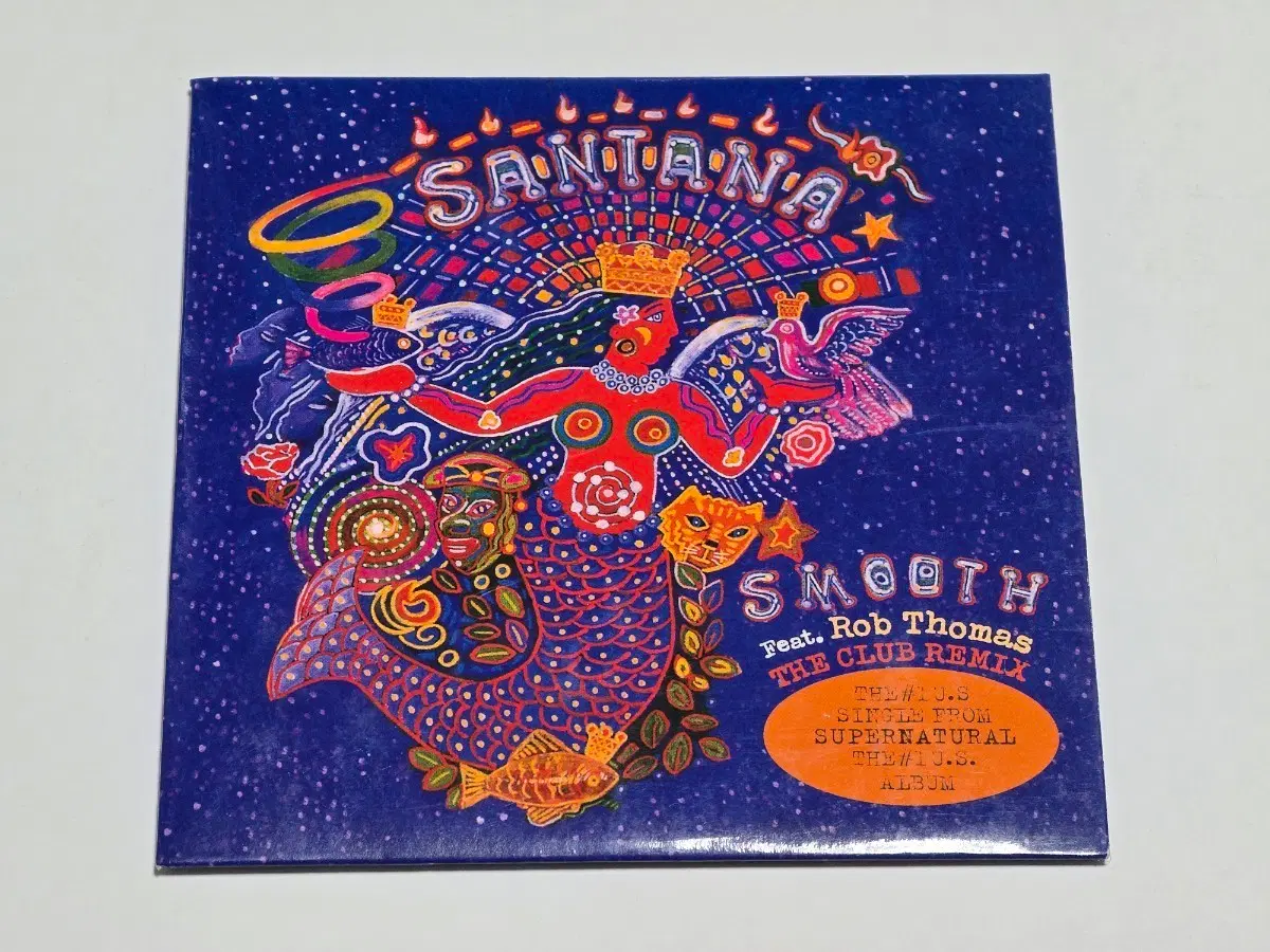 [희귀] 산타나 (Santana feat. Rob Thomas) - Smooth 싱글 CD (한국 프로모반)