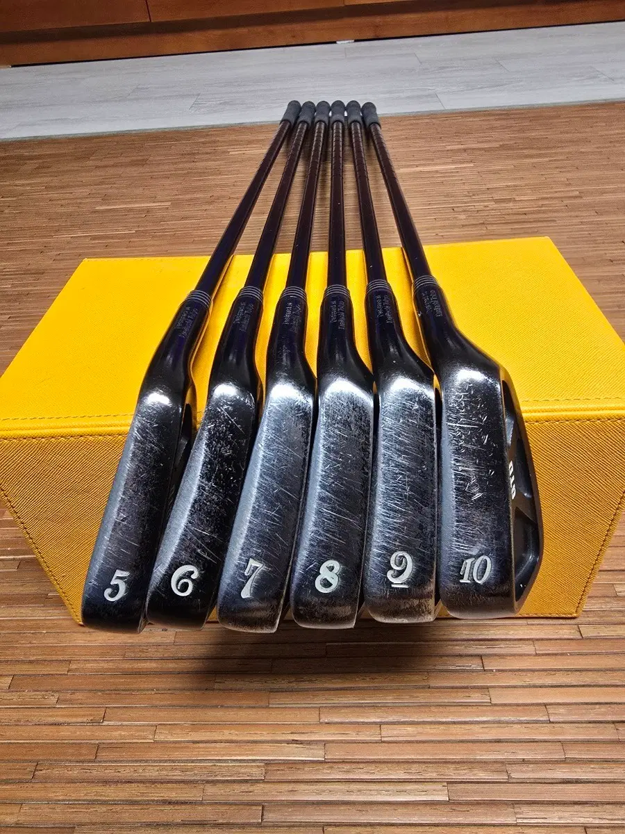 [프리미엄 단조] GTD 조지타케이 디자인 Cross Forged CB 블랙 아이언 세트 (5~10번, 6본)