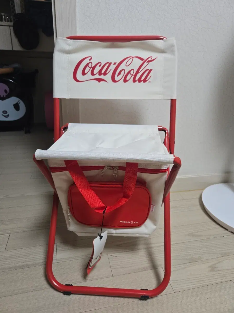 코카콜라 쿨러백 캠핑의자