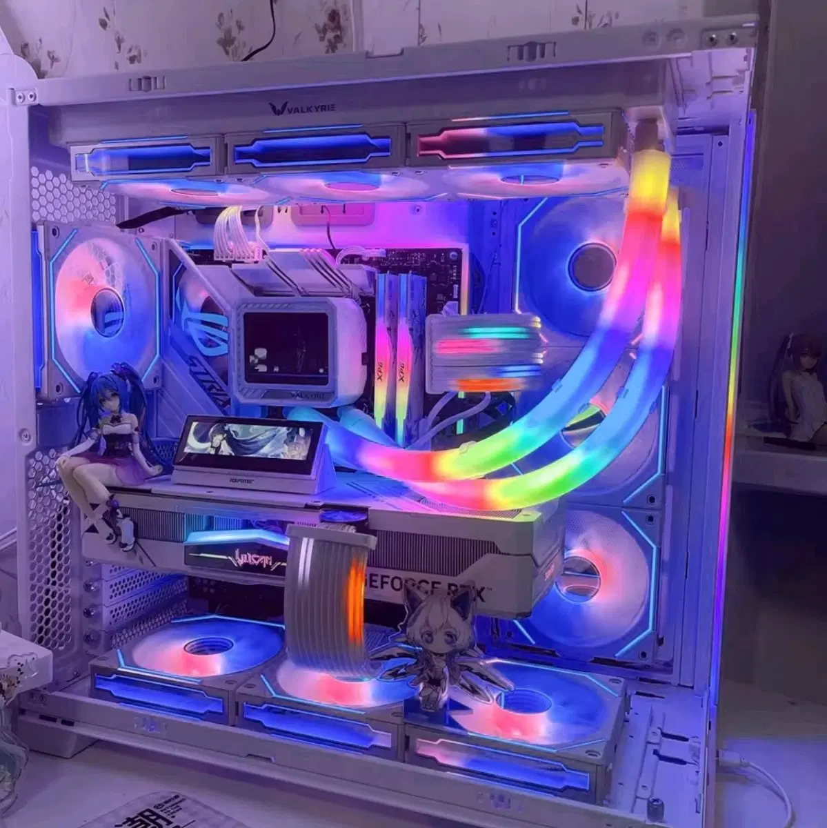10포트 ARGB PWM 허브 + AIO 쿨러 RGB 키트