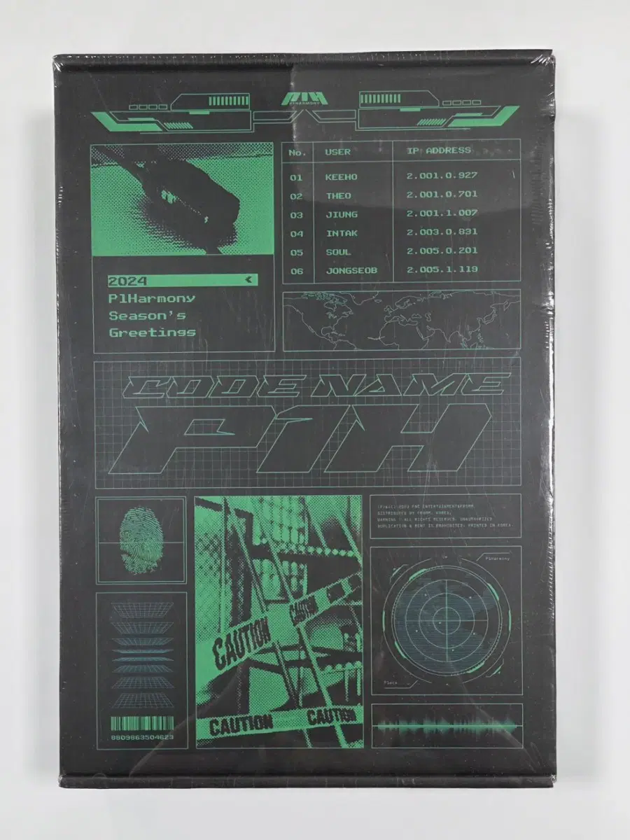 P1H P1harmony 2024 Season's Greetings Khiho Teo Jiung Intak Soul Jongseob