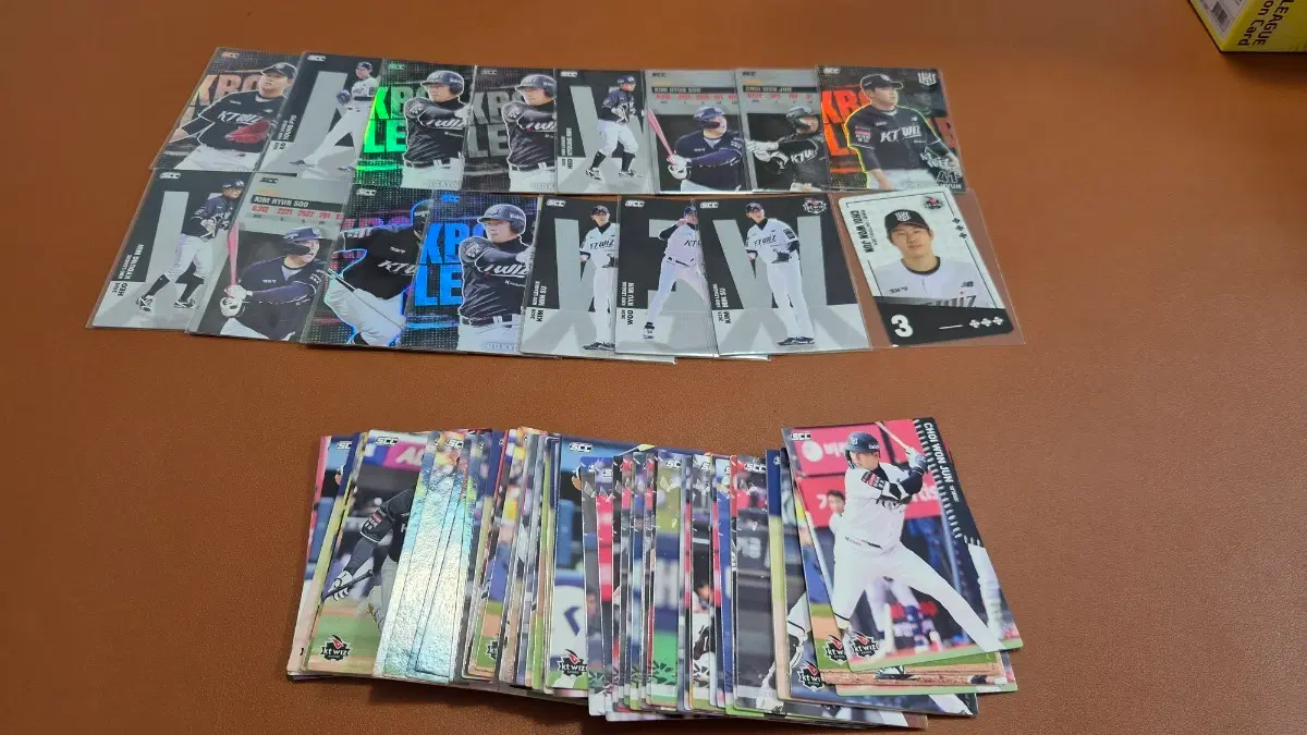 KBO KT 위즈 야구 카드 세트