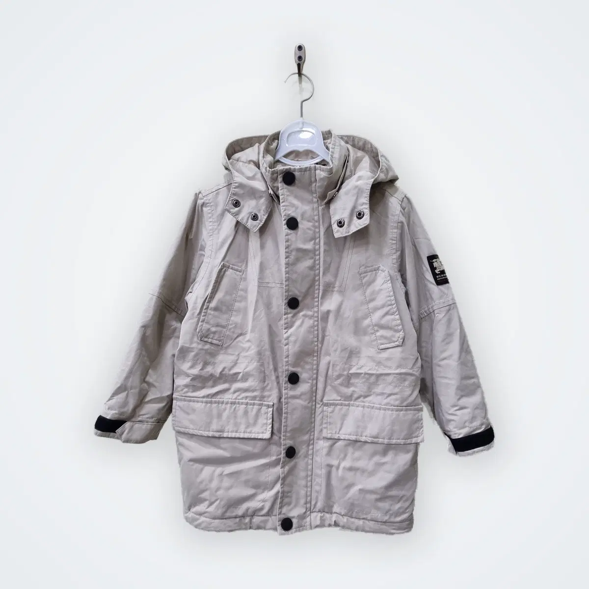 [6Y/116cm] 버버리(BURBERRY) 아동 프로섬 칠드런 후드 사파리 자켓 베이지