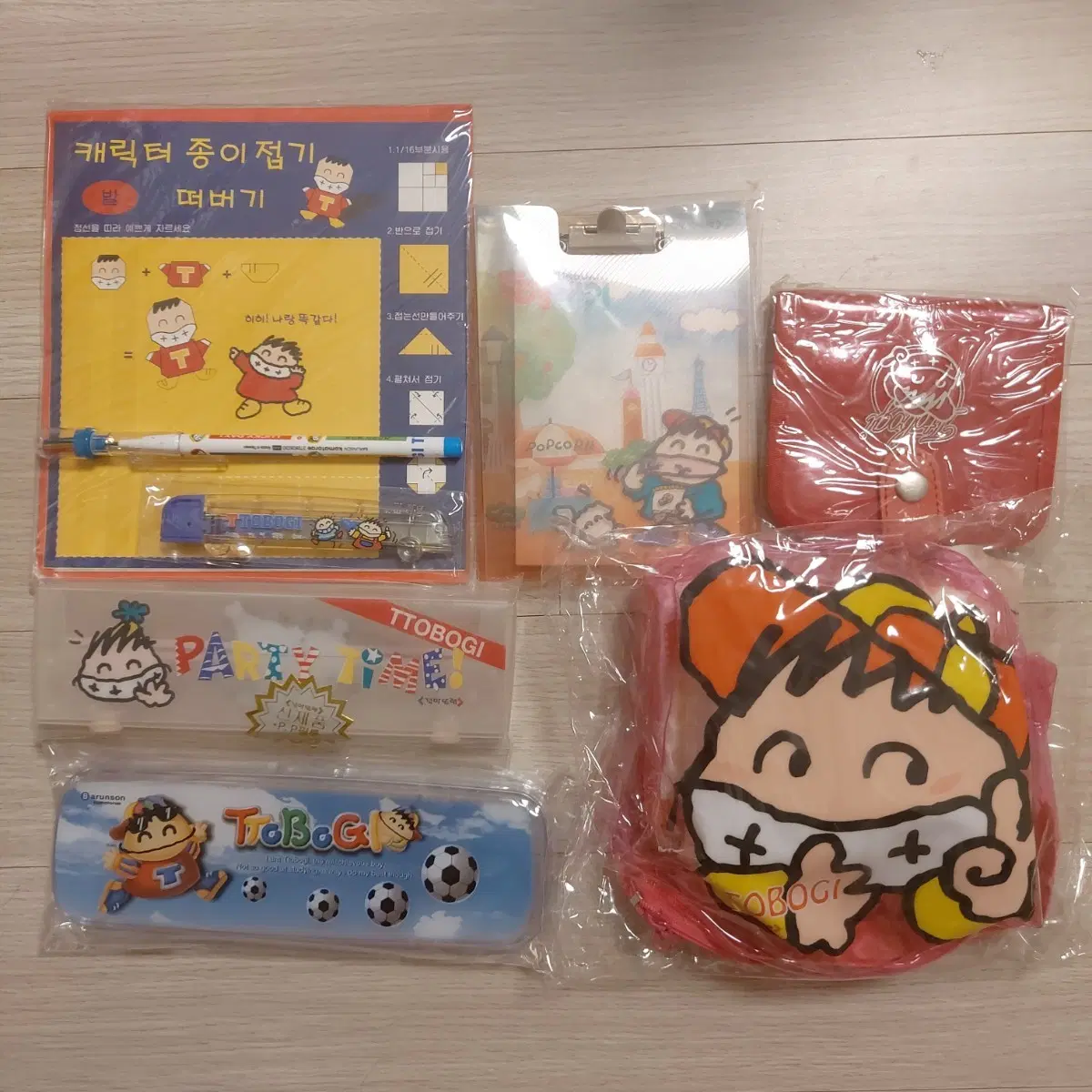 고전문구 떠버기 일괄 (종이접기, 수첩, 필통, 지갑, 여행파우치, 문구류 등)