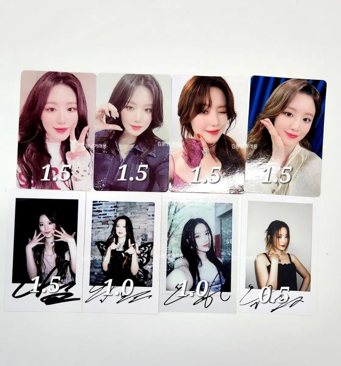 아이들 슈퍼레이디 퀸카 슈화 kms 미공포 포카 포토카드 폴라 여자아이들