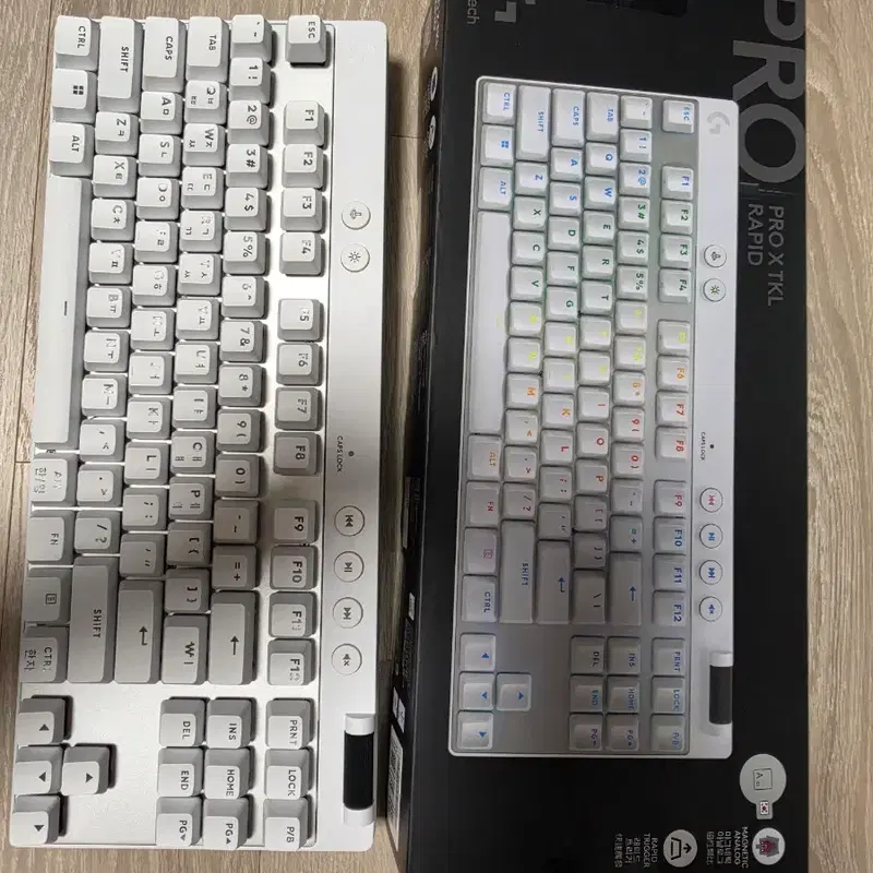 로지텍 G PRO X TKL RAPID 게이밍키보드 (화이트)