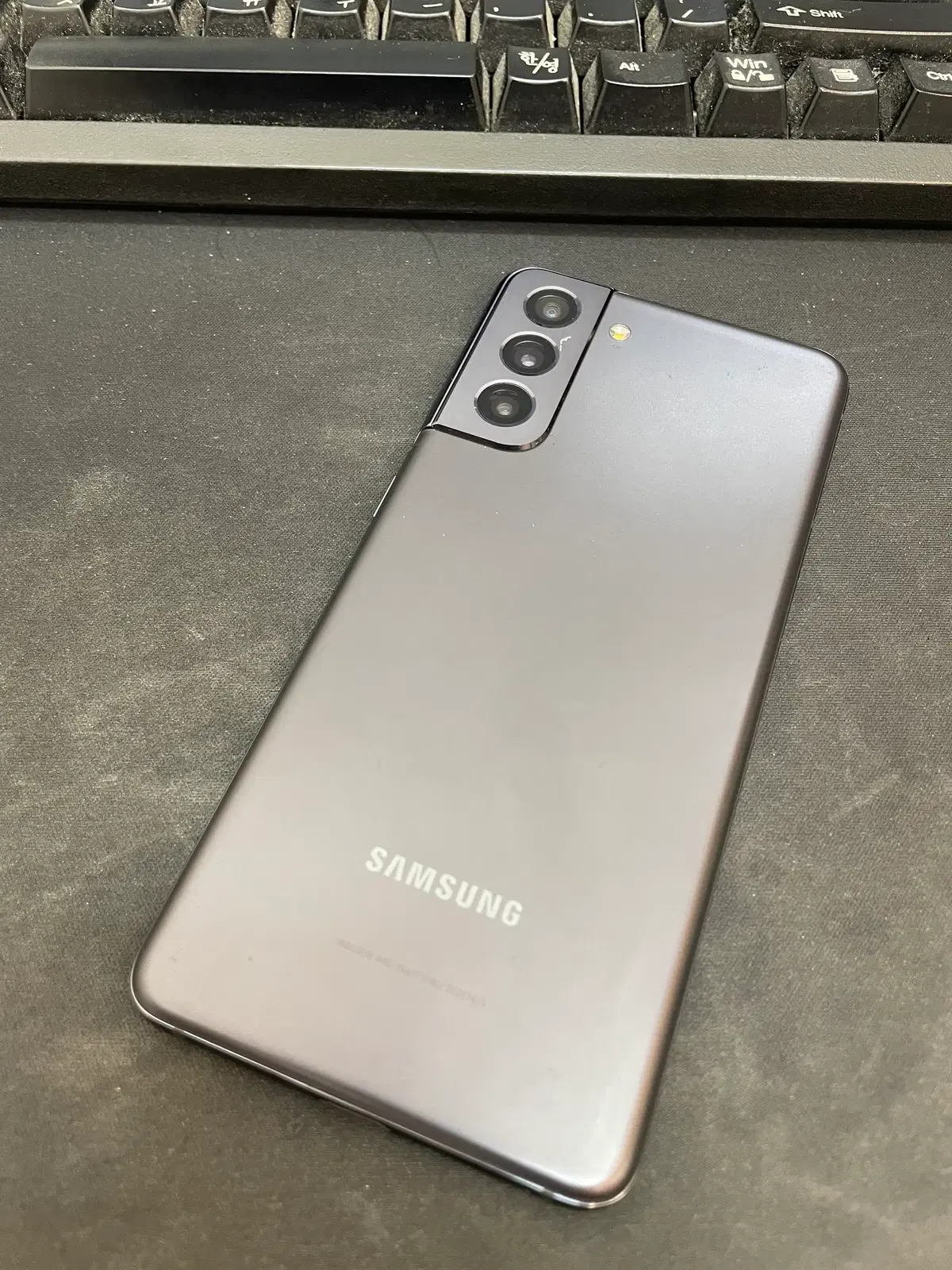 갤럭시S21 블랙 256GB 무잔상 상태좋은 중고23만2천팝니다
