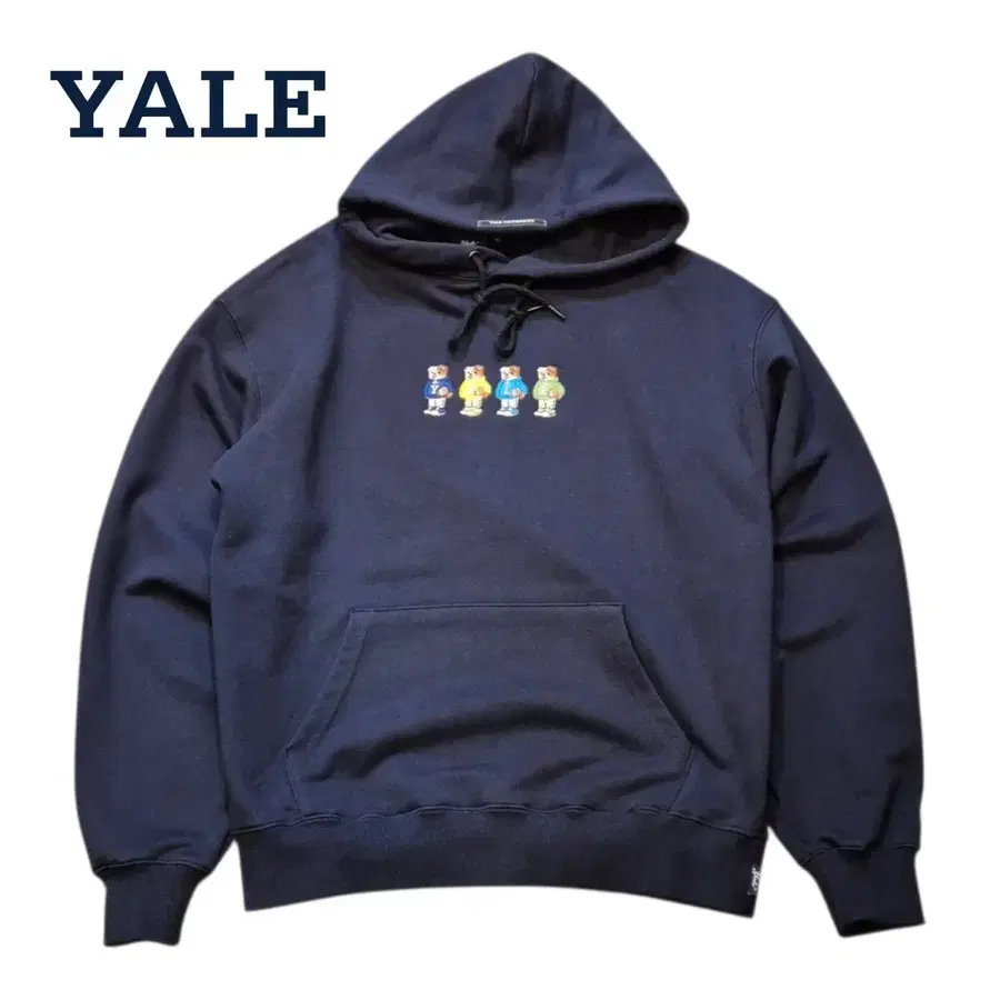 (M) YALE 네이비 후드