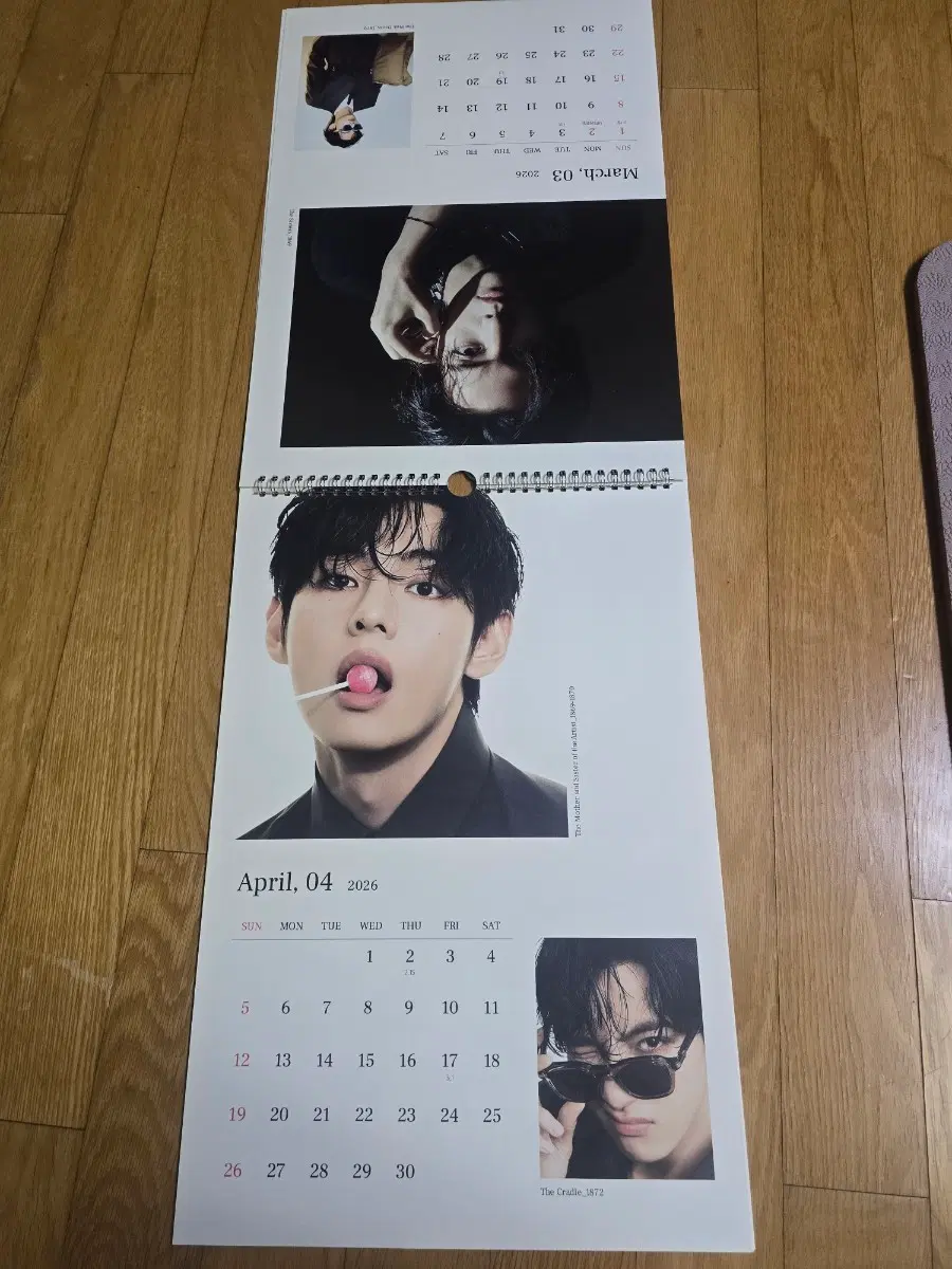 bts 뷔 v 자체제작 굿즈 캘린더 2026
