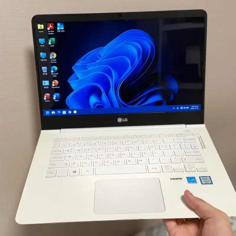 LG 그램 노트북 화이트