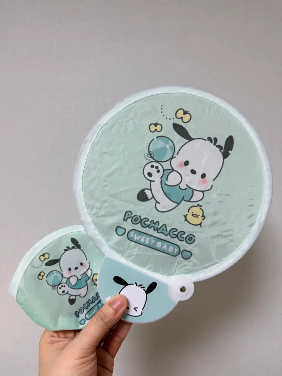 포차코 휴대용 부채
