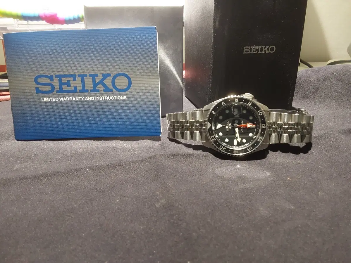 세이코 5sports ssk001 gmt 시계 팝니다