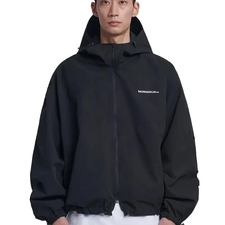 노매뉴얼 NOMANUAL PENON WIND SHELL 후드 바람막이 자켓 xl