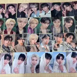 일괄 에이티즈 8주년 전시회 팝업 트레카 포카 포토카드 ateez blue