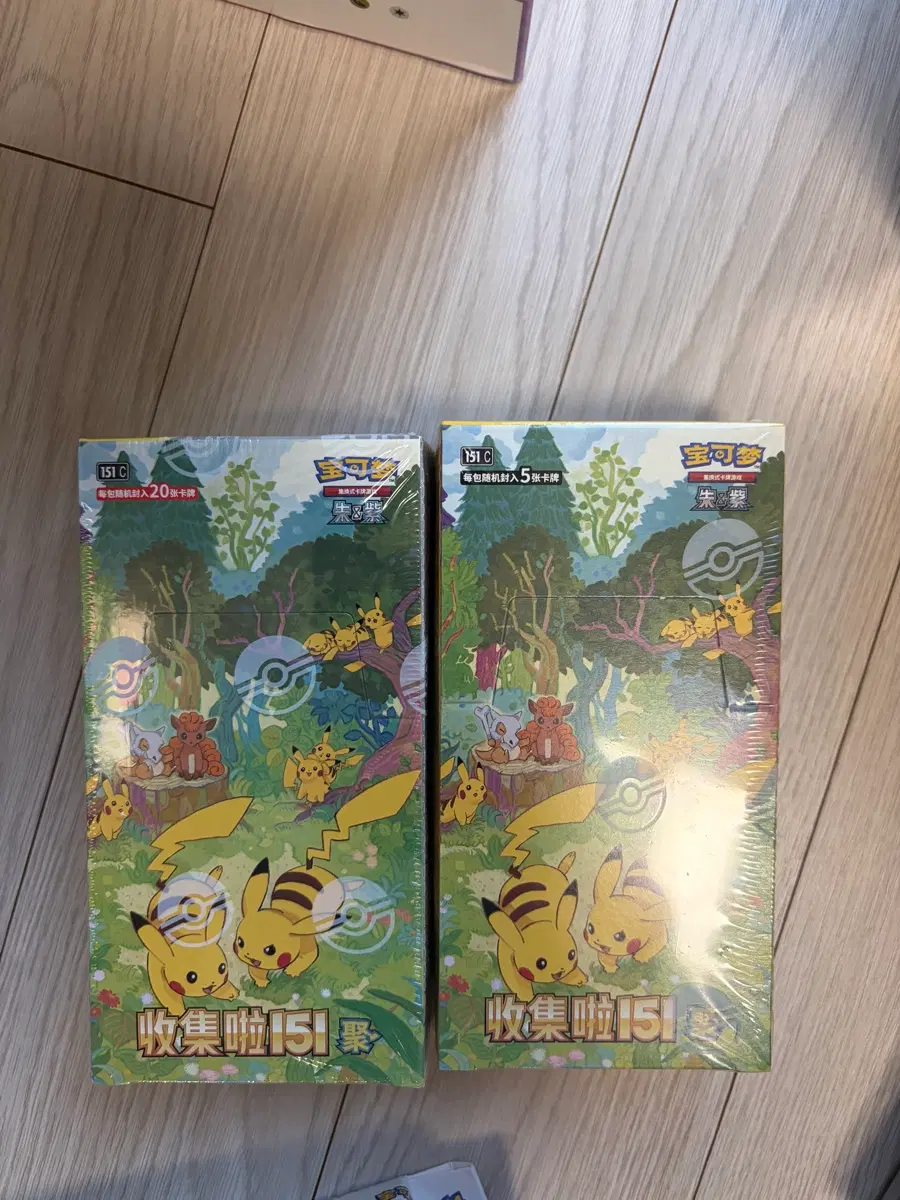 포켓몬 중판 간체 151 개더링 슬림 점보