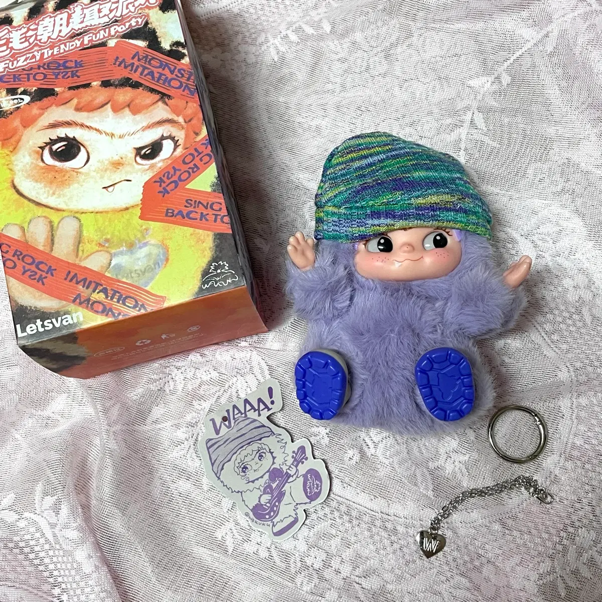 와쿠쿠 인형키링
