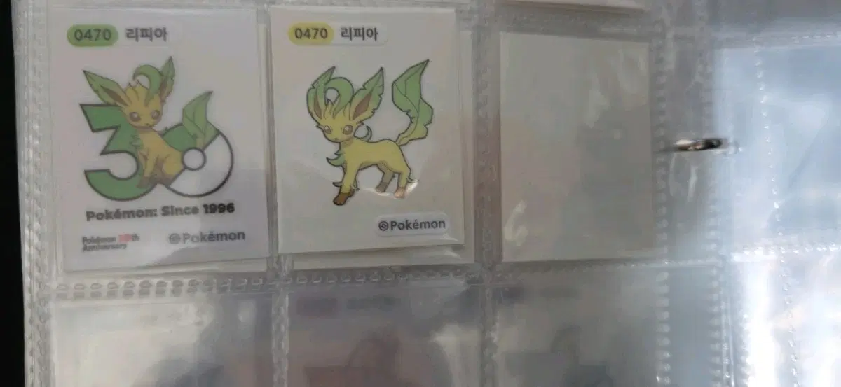 포켓몬 띠부씰 리피아세트 유크시엠라이트세트