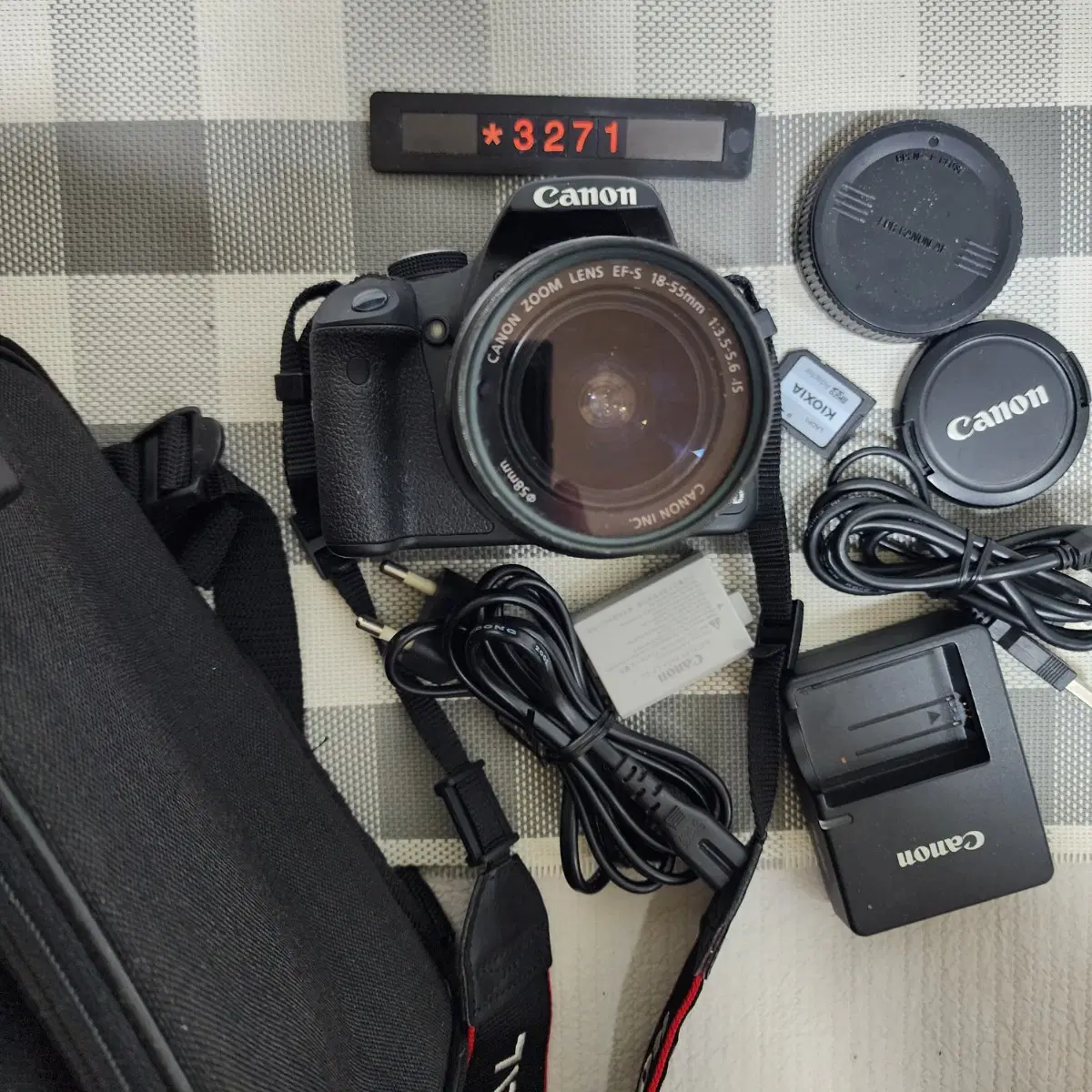 캐논 EOS 500D 디지털카메라 가방 세트