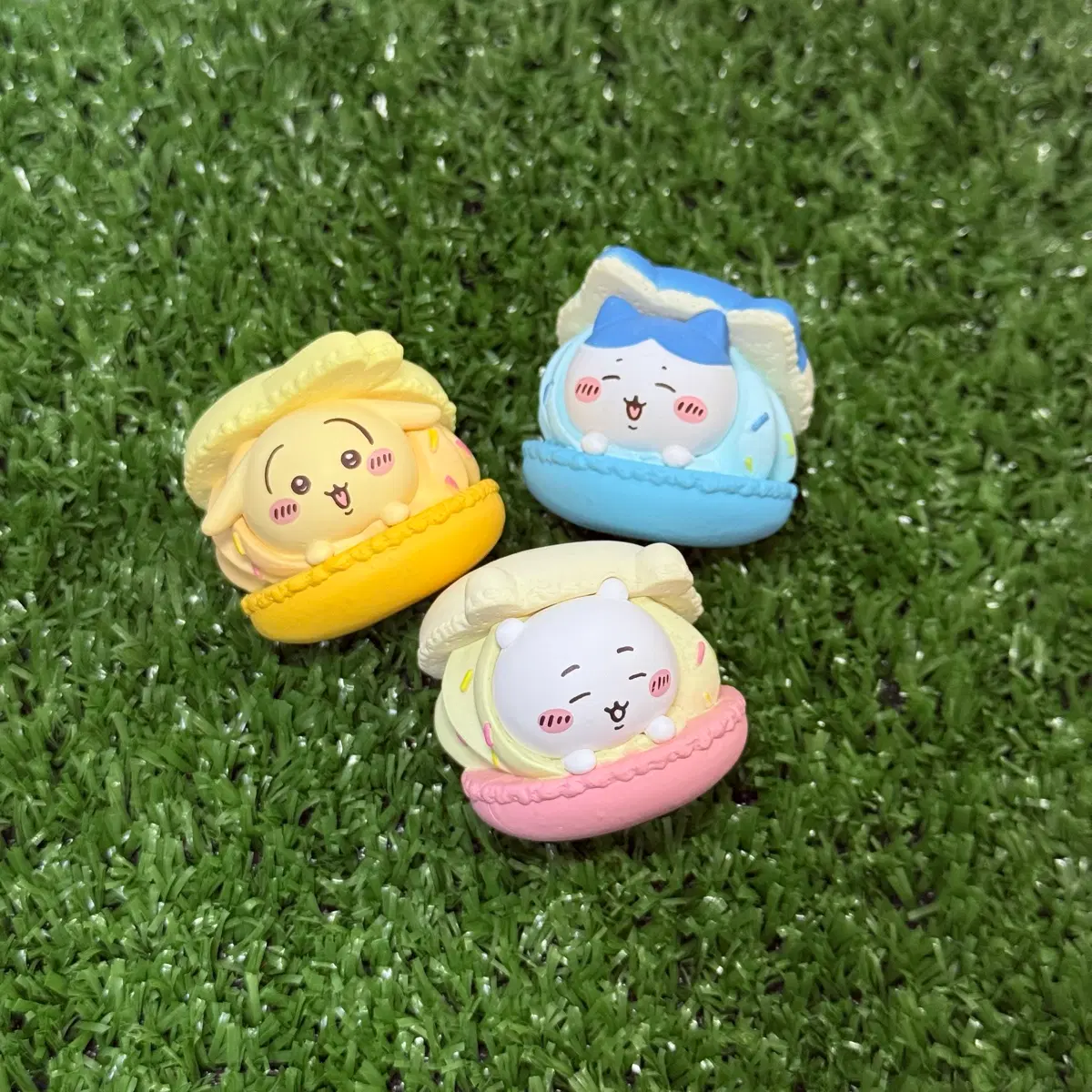 먼작귀 치이카와 하치와레 우사기 마카롱 가챠 피규어