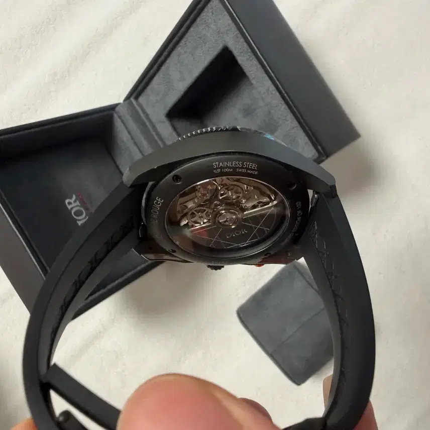 디올 시프르 루즈 워치 41mm 오토매틱 사진 8
