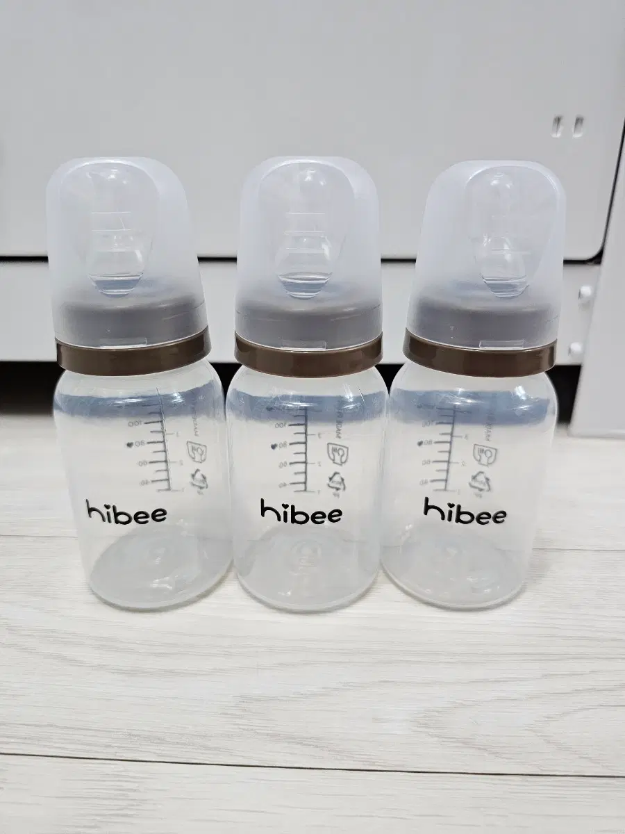 hibee 하이비 젖병 3개 세트 (꼭지 포함) 130ml