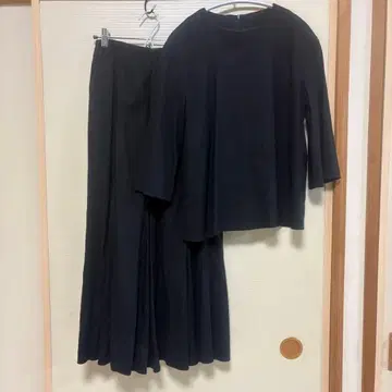 [ Mila Owen ] 린넨 블렌드 셋업 블랙