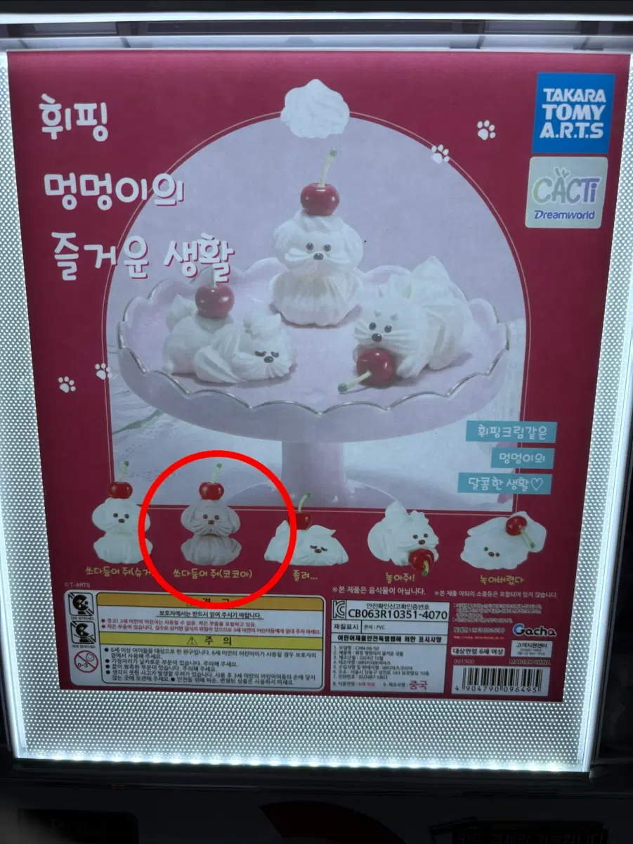 휘핑 멍멍이의 즐거운 생활 가챠 - 쓰다듬어 줘(코코아)