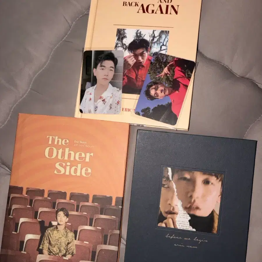 에릭남 cd 앨범 판매 there and back again, the other side, before we begin 포카