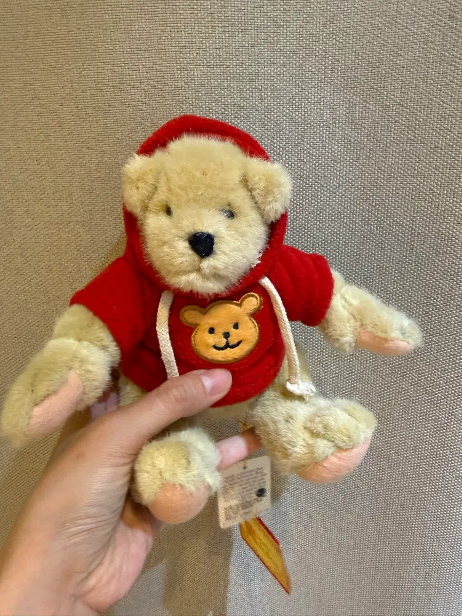 귀여운 곰돌이 인형 머피베어 레드 후드티