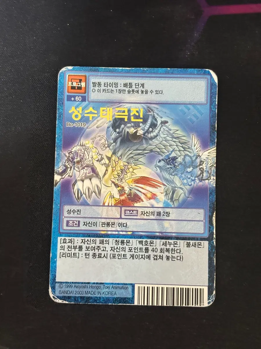 디지몬카드 성수태극진