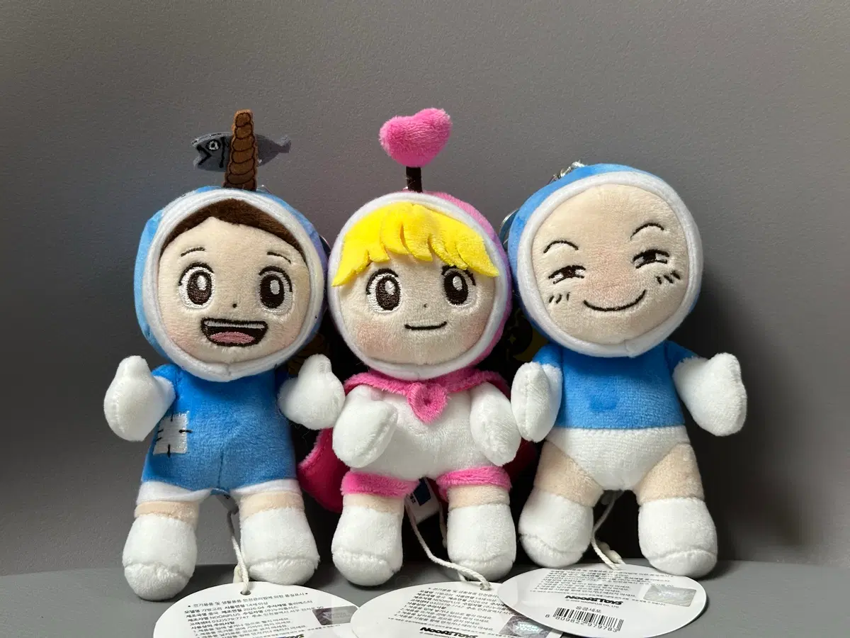 유미의세포들 인형 키링 세트