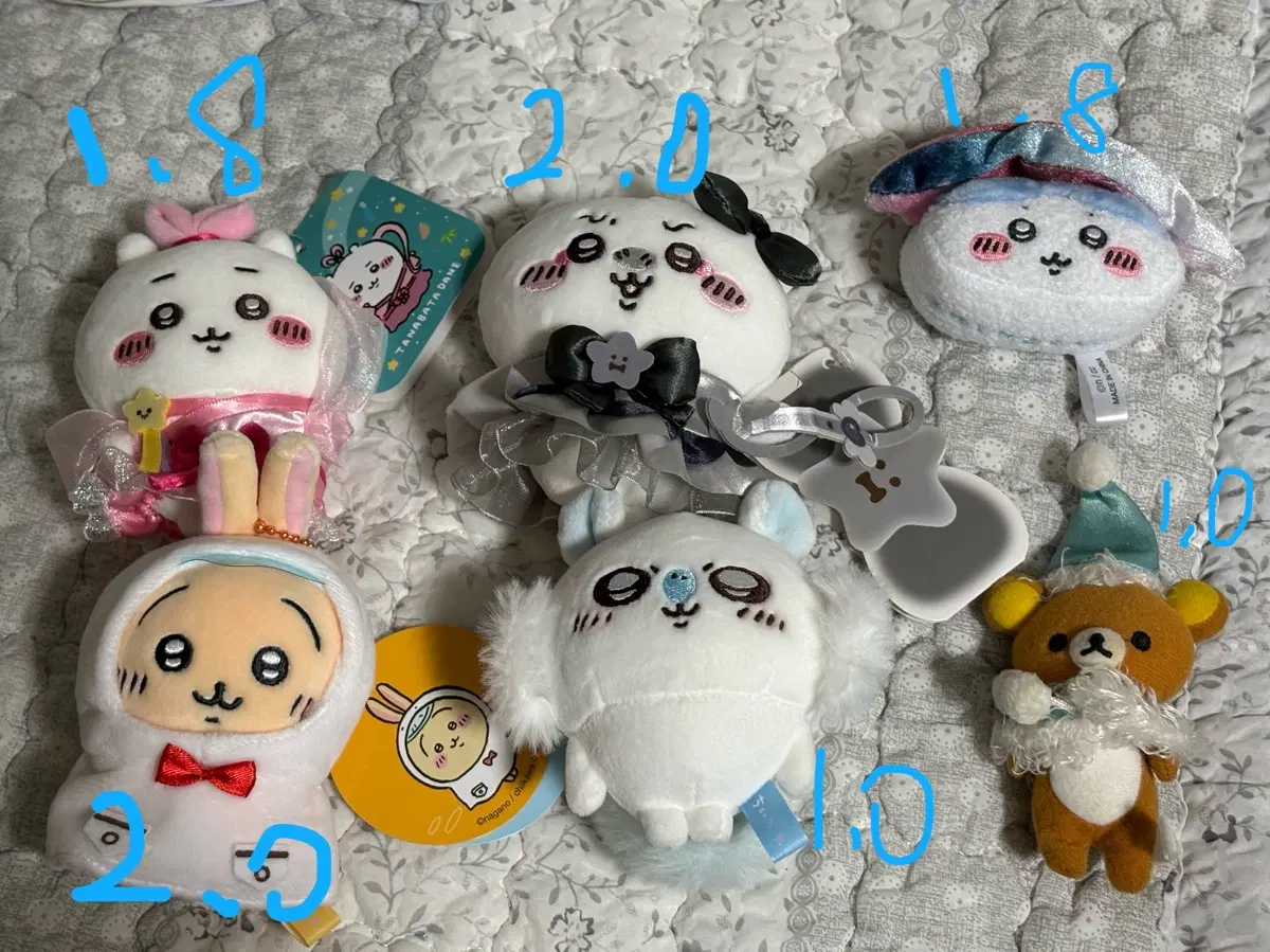 치이카와 하치와레 모몽가 우사기 리락쿠마